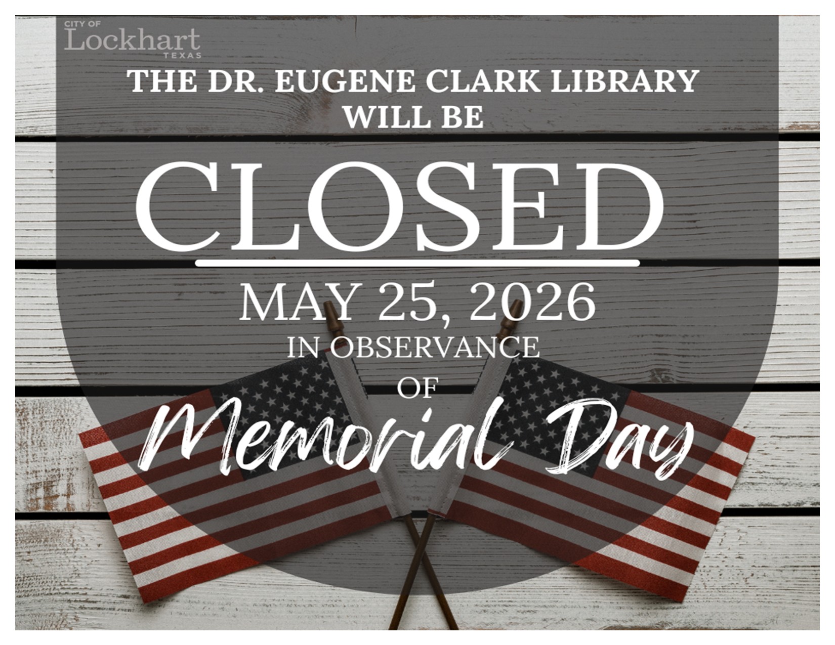 2026 Memorial Day Closed sign.jpg